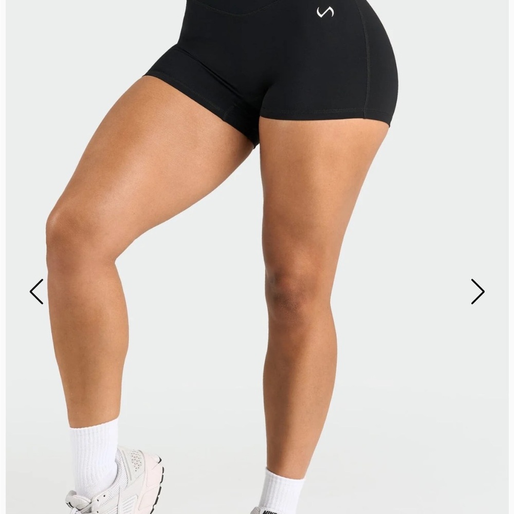 Women's Black Athletic Shorts